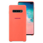 Samsung Galaxy S10+ Silicone Cover Berry Pink