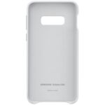 Samsung Galaxy S10e White Leather Protective Cover