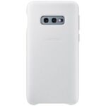 Кожен калъф от Samsung Galaxy S10e - White