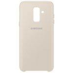 Силиконов калъф Dual Layer Cover от Samsung за Galaxy A6 Plus - Gold