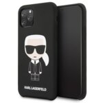 Karl Lagerfeld Iconic Silicone Cover for iPhone 11 Pro Black (EU Blister)