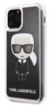 Karl Lagerfeld Case hardcase iPhone 11 Pro Max KLHCN65ICGBK black Iconic Glitter