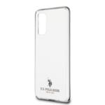 USHCS67TPUWH U.S. Polo Small Horse Cover for Samsung Galaxy S20+ White