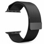 Tactical 333 Loop Magnetic Stainless Steel Band for iWatch 1/2/3 38mm Black