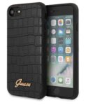 GUHCI8PCUMLCRBK Guess Croco Cover for iPhone 8/SE2020 Black (EU Blister)