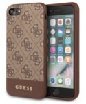 GUHCI8G4GLBR Guess 4G Stripe Cover for iPhone 7/8/SE2020 Brown