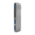 Satechi Aluminium TYPE-C USB COMBO Hub (3x USB 3.0,MicroSD) - Space Grey