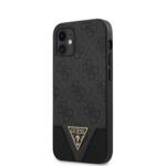 Guess 4G Triangle Cover for iPhone 12 mini 5.4 Grey