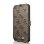 Guess 4G Book Case for iPhone 12 mini 5.4 Brown