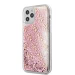 Guess 4G Liquid Glitter Cover for iPhone 12/12 Pro 6.1 Pink