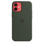Apple iPhone 12 mini Silicone Case with MagSafe - Cypress Green (Seasonal Fall 2020)