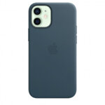 Apple iPhone 12 mini Leather Case with MagSafe - Baltic Blue (Seasonal Fall 2020)