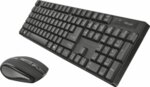 Комплект, TRUST XIMO Wireless Keyboard and Mouse BG Layout