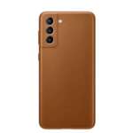 Калъф - Samsung S21+ Leather Cover Brown