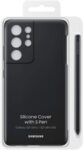 Калъф - Samsung S21Ultra Silicone Cover with S Pen Black