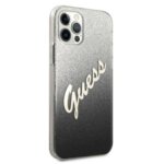 Guess PC/TPU Vintage Cover for iPhone 12/12 Pro 6.1 Gradient Black