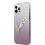 Guess PC/TPU Vintage Cover for iPhone 12/12 Pro 6.1 Gradient Pink