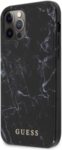 Guess PC/TPU Marble Cover for iPhone 12/12 Pro 6.1 Black
