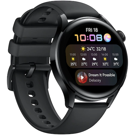 Часовник Smartwatch Huawei Watch 3, 46 мм, Black