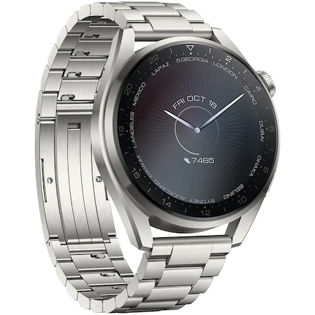 Часовник Smartwatch Huawei Watch 3 Pro, 48 мм, Titanium