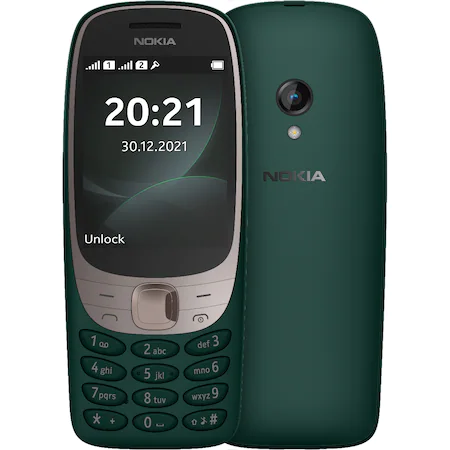 Мобилен телефон Nokia 6310 (2021), Dual SIM, 2.8", Green