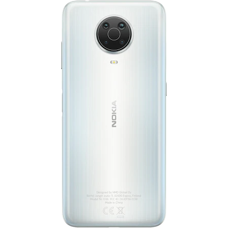 Смартфон Nokia G20, Dual SIM, 4GB RAM, 64GB, Glacier Silver