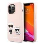 Калъф за KARL LAGERFELD Silicon Karl Choupette за iPhone 13 - light Pink