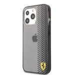 Калъф Ferrari Gradient Transparent Hard Case for iPhone 13 Pro Black