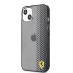 Калъф  Ferrari Gradient Transparent Hard Case for iPhone 13 Blacк