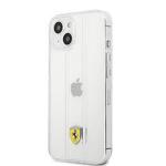 Калъф Ferrari PC/TPU 3D Stripes Hard Case for iPhone 13 Transparent