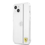 Калъф Ferrari PC/TPU 3D Lines Hard Case for iPhone 13 Transparen
