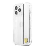 Калъф Ferrari PC/TPU 3D Lines Hard Case for iPhone 13 Pro Max Transparent