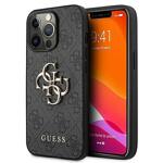 Калъф Guess PU 4G Metal Logo Case for iPhone 13 Pro Grey
