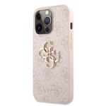 Калъф Guess PU 4G Metal Logo Case for iPhone 13 Pro Pink