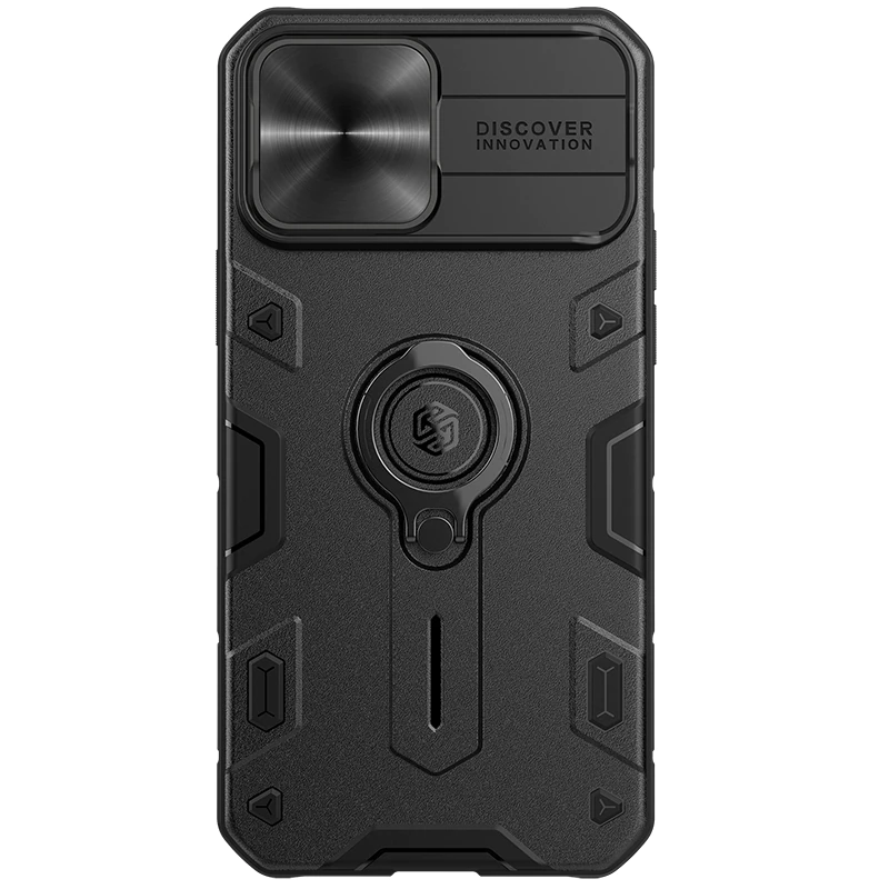 Калъф Nillkin CamShield Armor Hard Case for iPhone 13 Black (without logocut)