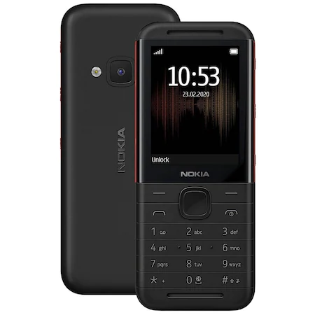 Мобилен телефон Nokia 5310, Dual Sim, Black/Red
