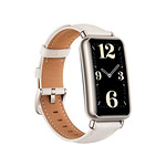 Смарт часовник Huawei Watch Fit Mini, Fara-B69, Gold Aluminum Case, Frosty White Leather Strap