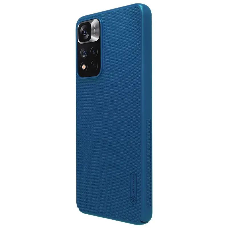 Калъф Nillkin Super Frosted Back Cover for Xiaomi Redmi Note 11 Pro +/Xiaomi 11i Peacock Blue