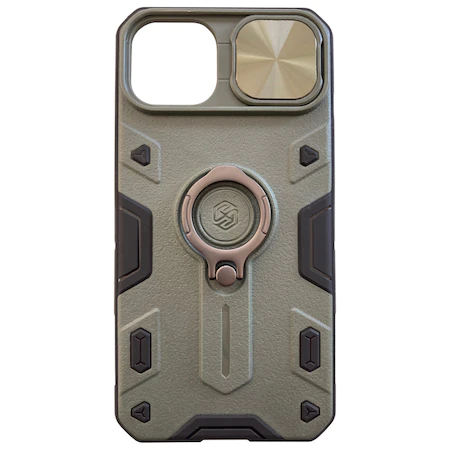 Калъф Nillkin CamShield Armor Hard Case for Apple iPhone 13 Dark Green (without logocut)