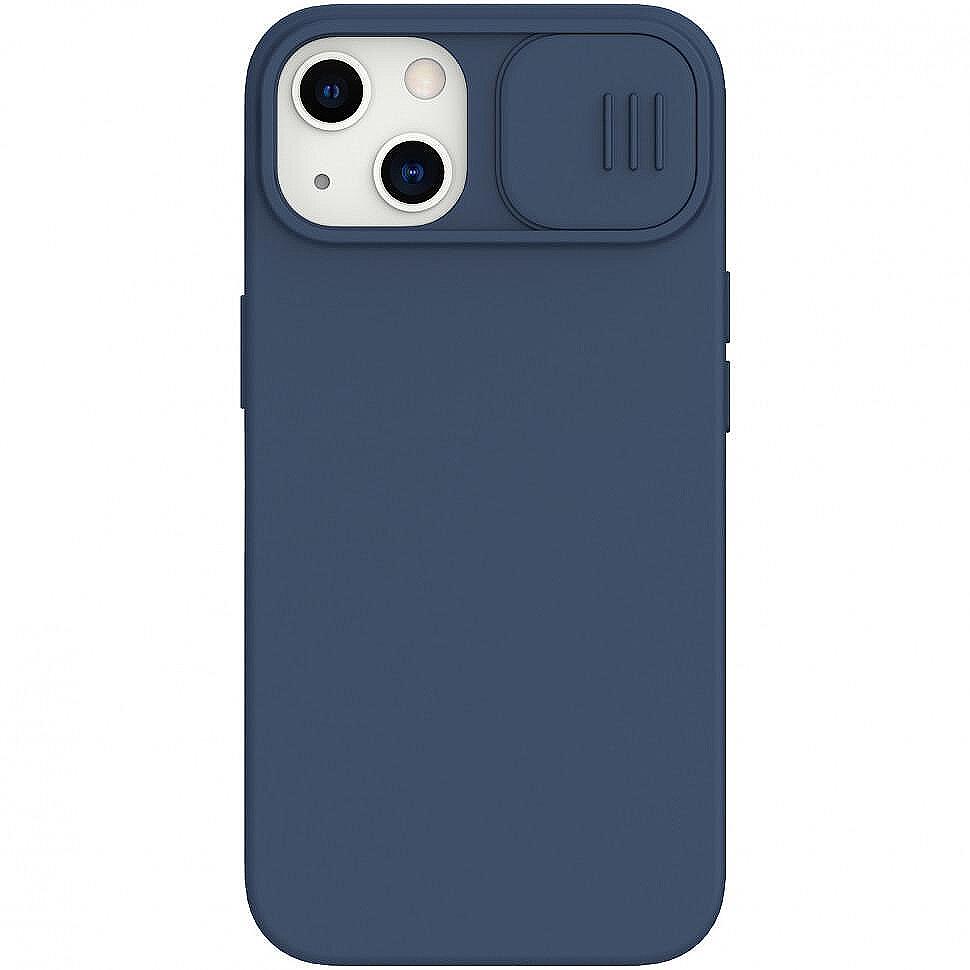 Калъф Nillkin CamShield Silky Magnetic Silicone Case for Apple iPhone 13 Blue