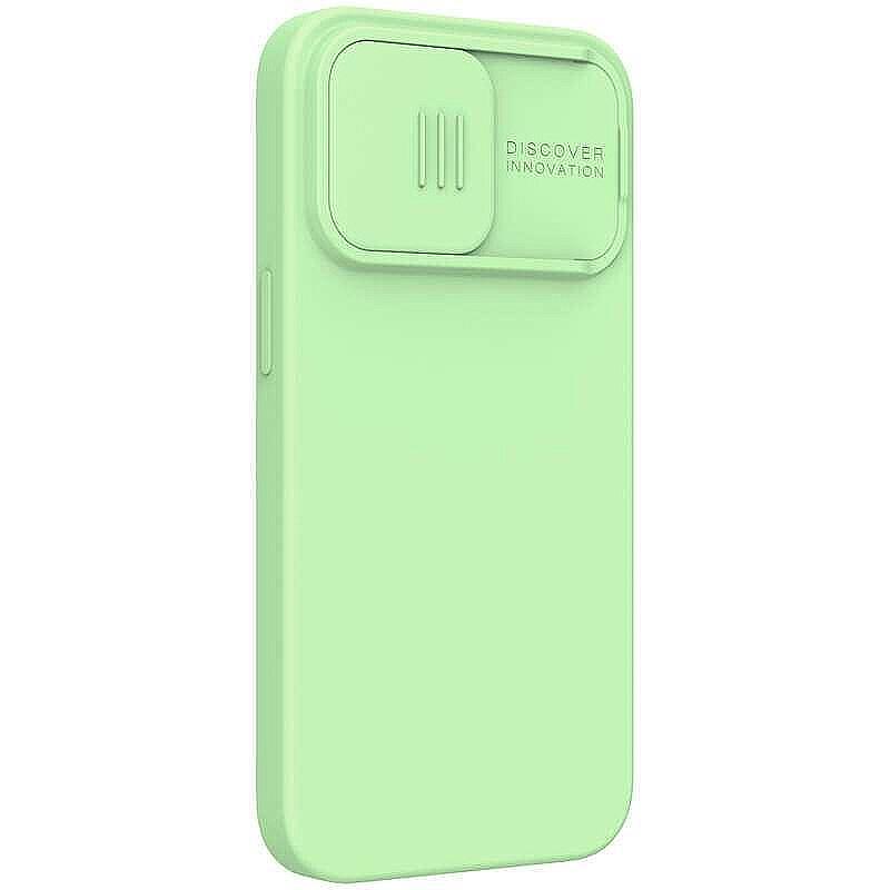 Калъф Nillkin CamShield Silky Magnetic Silicone Case for Apple iPhone 13 Pro Max Mint Green
