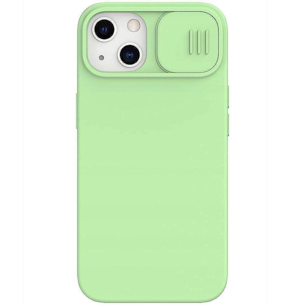 Калъф Nillkin CamShield Silky Silicone Case for Apple iPhone 13 Mint Green