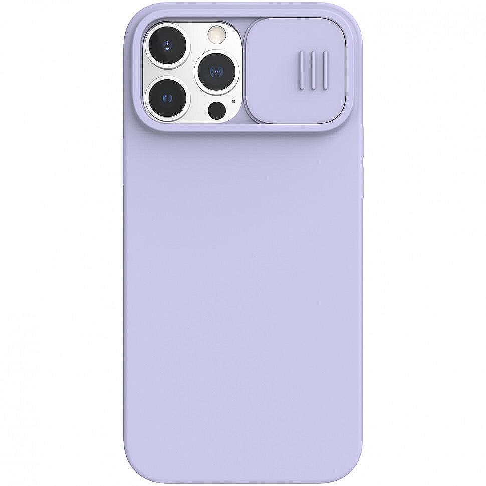 Калъф Nillkin CamShield Silky Silicone Case for Apple iPhone 13 Pro Max Purple