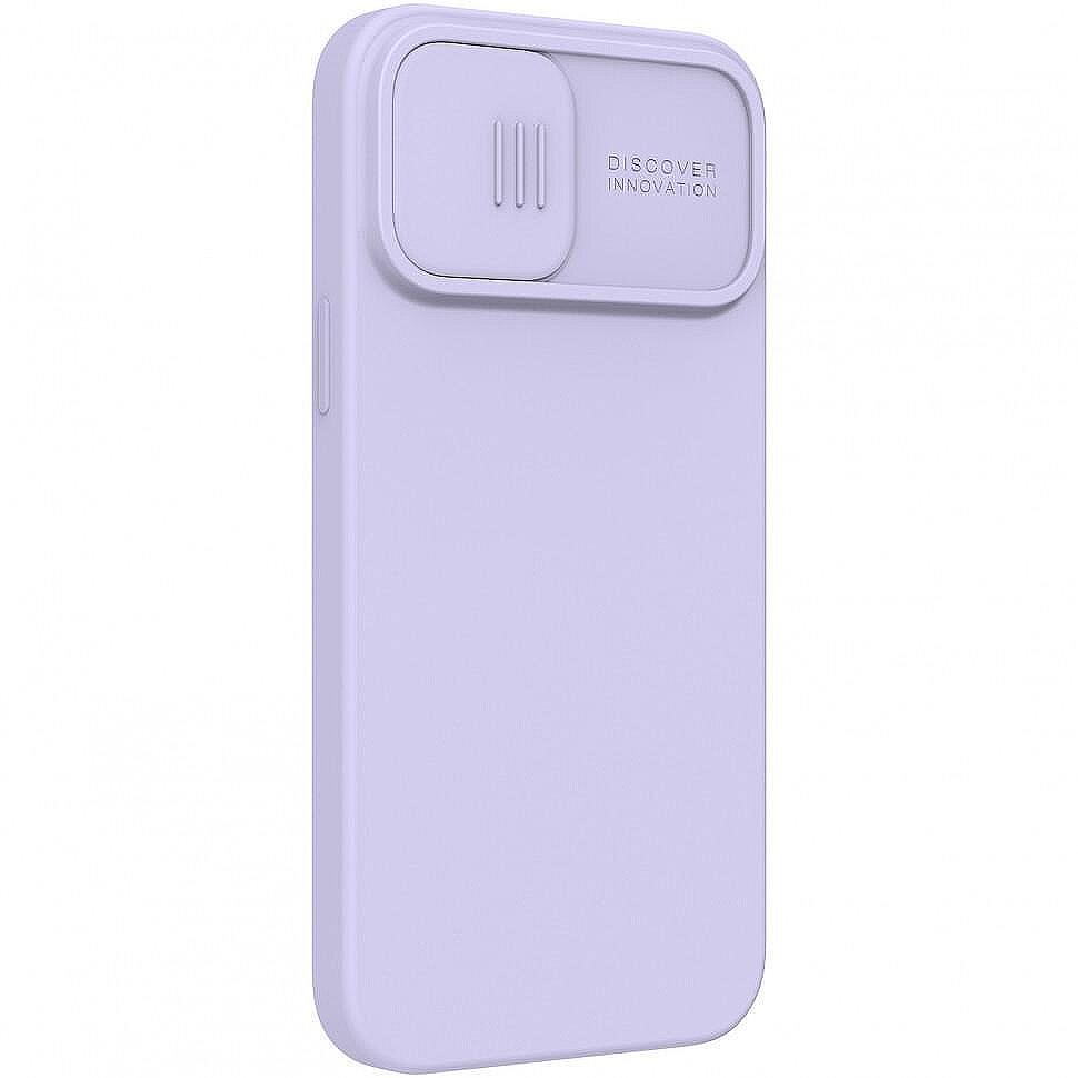 Калъф Nillkin CamShield Silky Silicone Case for Apple iPhone 13 Pro Max Purple