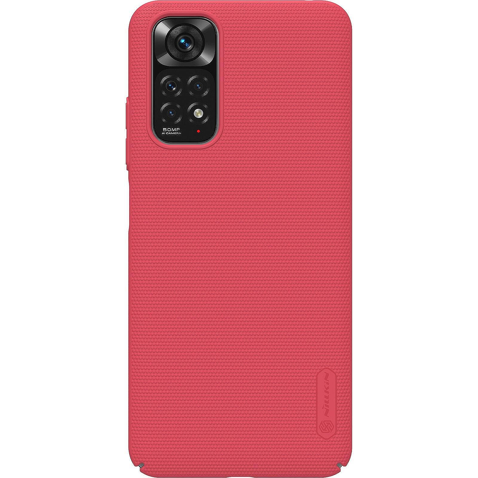 Калъф Nillkin Super Frosted Back Cover for Xiaomi Redmi Note 11 Bright Red