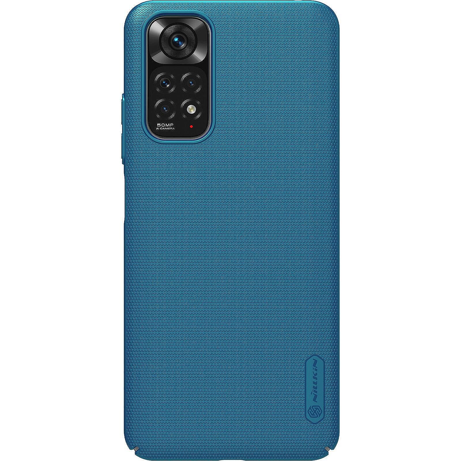 Калъф Nillkin Super Frosted Back Cover for Xiaomi Redmi Note 11 Peacock Blue