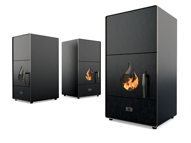 Pellet stove with back boiler Eco Spar Nova 30kW