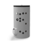 Hot Water Cylinder Eldom Free standing 300L, Two heat exchangers, Electronic control