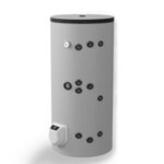 Hot Water Cylinder Eldom Stainless Free standing 300L, Two heat exchangers