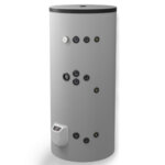 Hot Water Cylinder Eldom Stainless Free standing 500L, Two heat exchangers